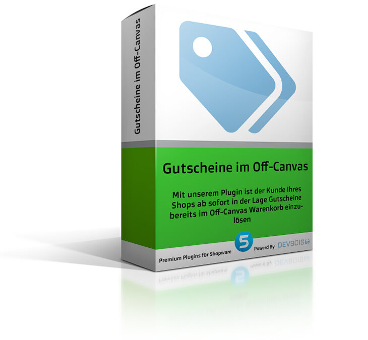 Gutscheine im Off-Canvas